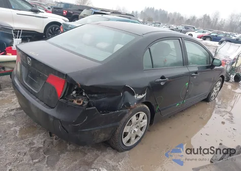 2007 Honda Civic Lx z USA, uszkodzony, nr VIN 2HGFA165X7H309210